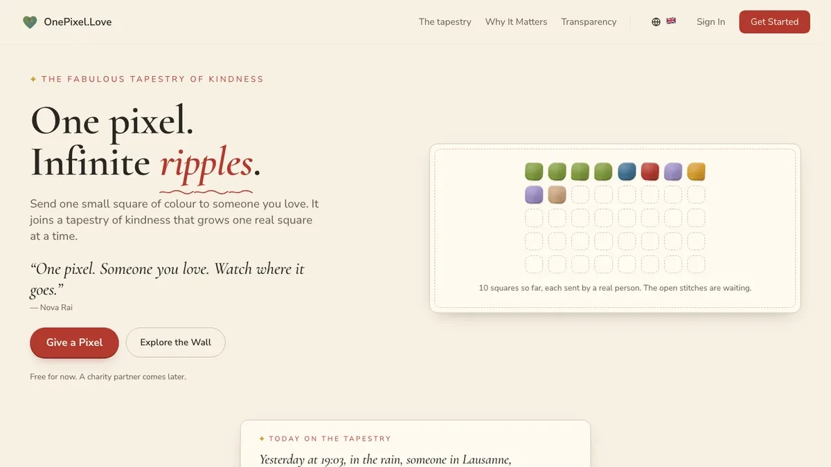 Preview picture of OnePixel.Love