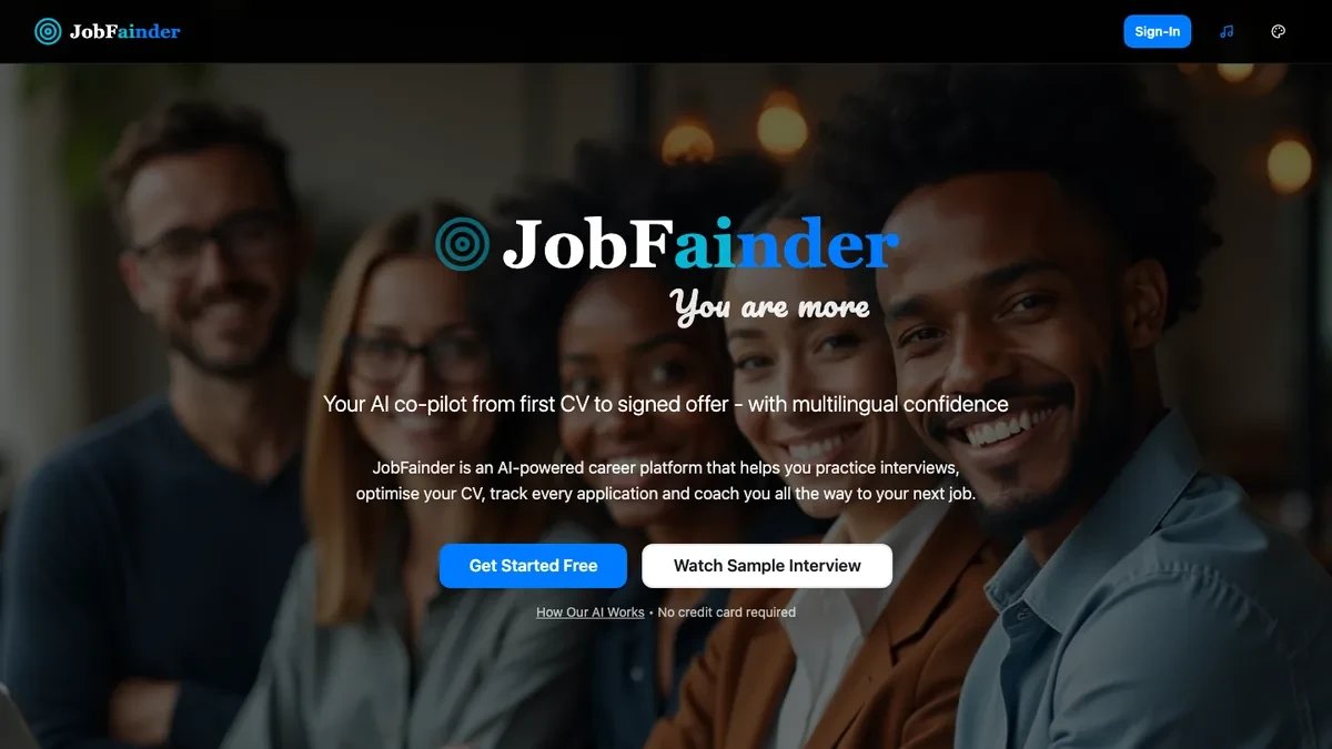 Preview picture of JobFainder
